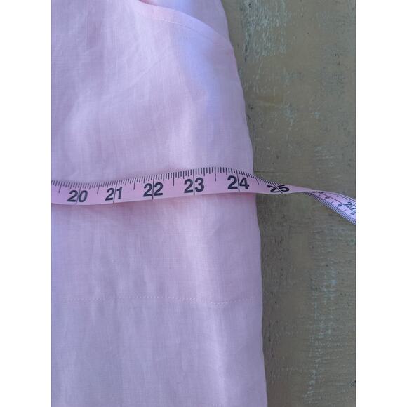 JMP pink Linen Pants Womens size 1X 100% Linen - Picture 4 of 8